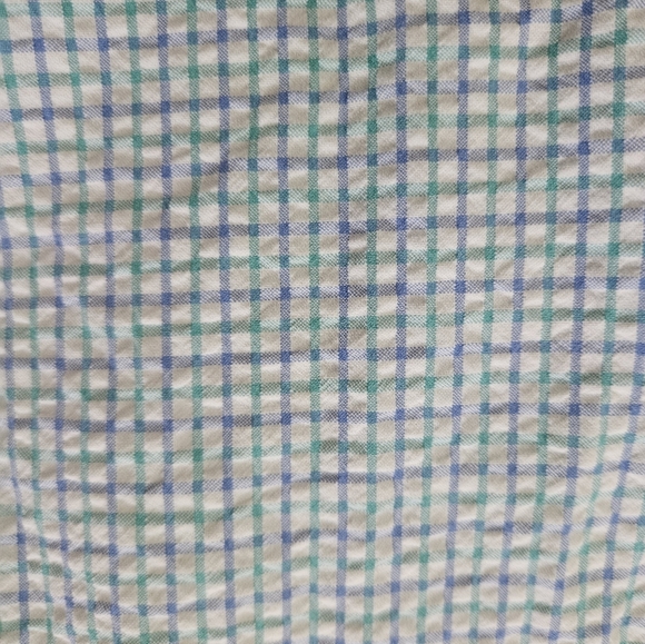 L.L. Bean Men's Blue Checkered Shirt Size L-Reg - Picture 2 of 7